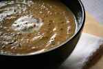 Zupa krem z pieczonych bakłażanów